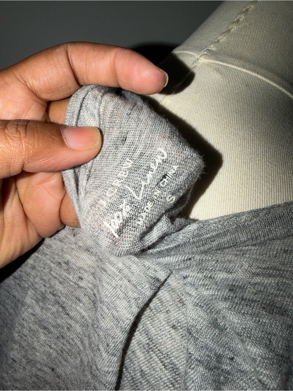 J.Crew Linen V-Neck V-Neck T-Shirt - Picture 5 of 5